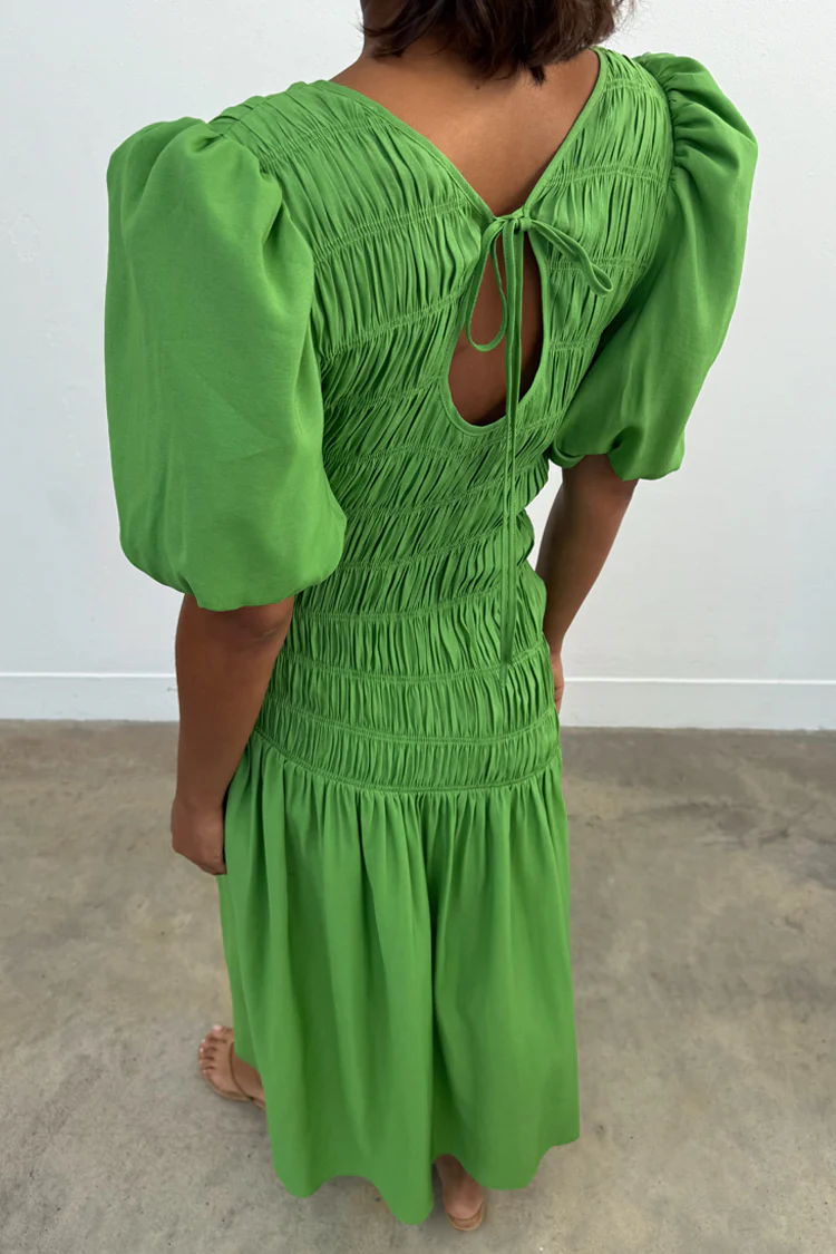 5543-green-shirred-nara-dress-11.webp Green Shirred Nara Dress