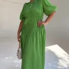 5543-green-shirred-nara-dress-2.webp Green Shirred Nara Dress