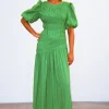 5543-green-shirred-nara-dress-9.webp Green Shirred Nara Dress