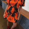 5583-black-poppy-mini-nara-dress-2.webp Black Poppy Mini Nara Dress