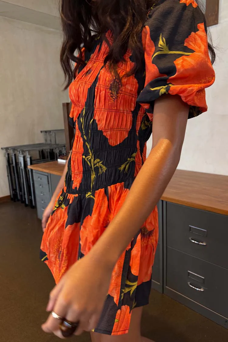 5583-black-poppy-mini-nara-dress-7.webp Black Poppy Mini Nara Dress