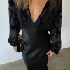 Black Swallow Romance Emma Dress