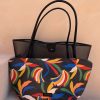 Black Mesh Tote Bag