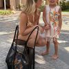 Black Mesh Tote Bag