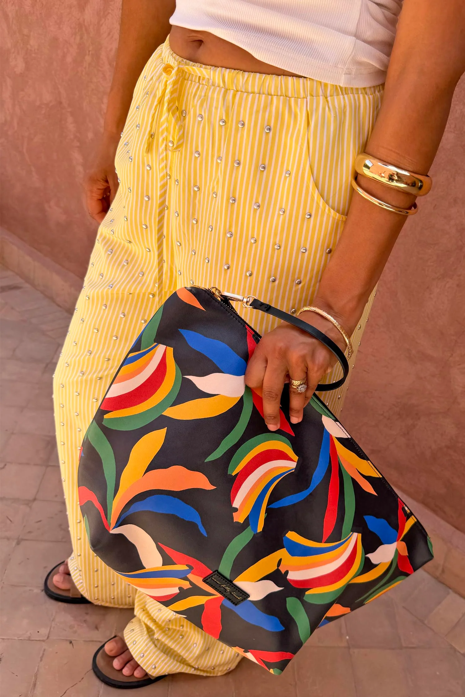 Black Mesh Tote Bag