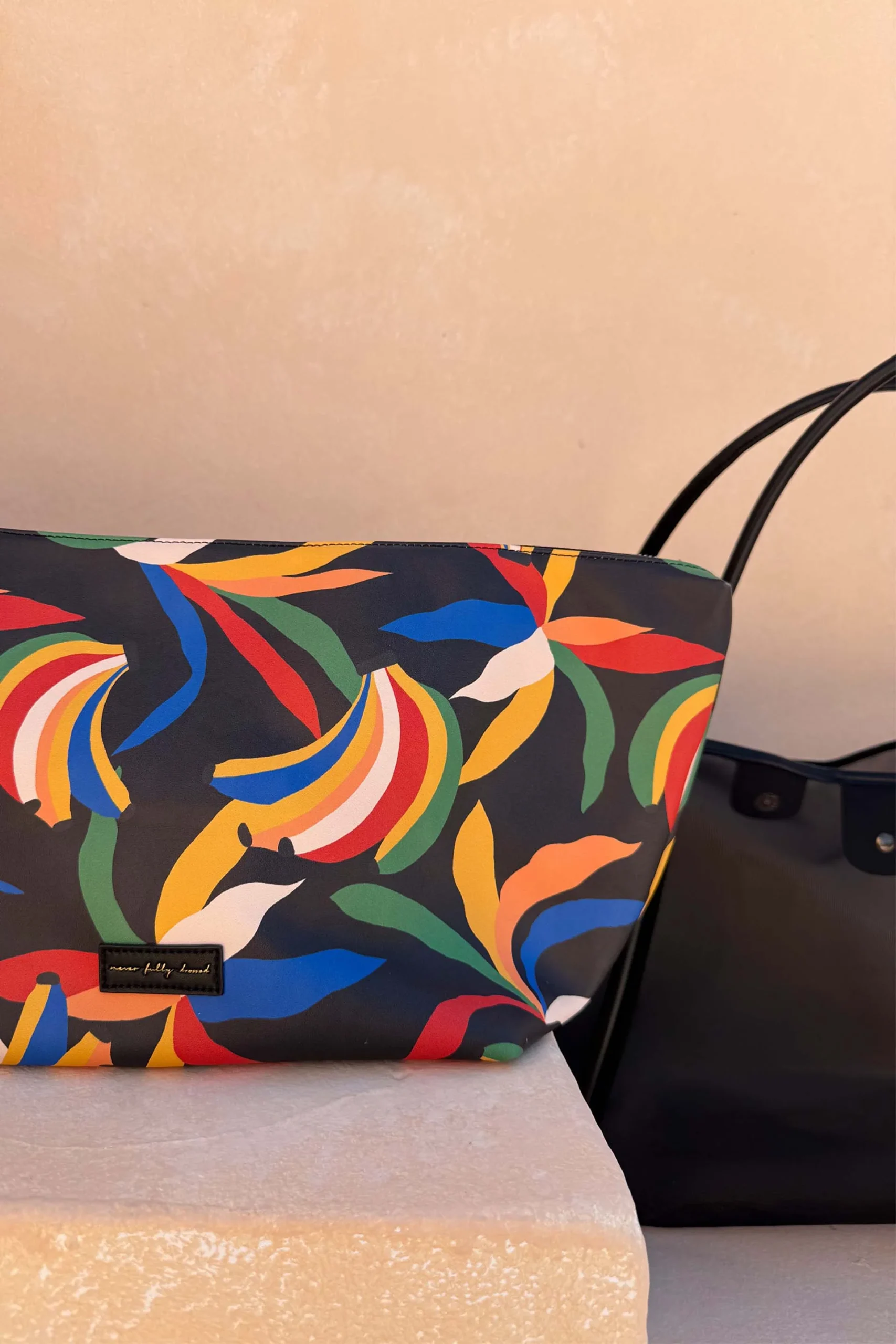 Black Mesh Tote Bag