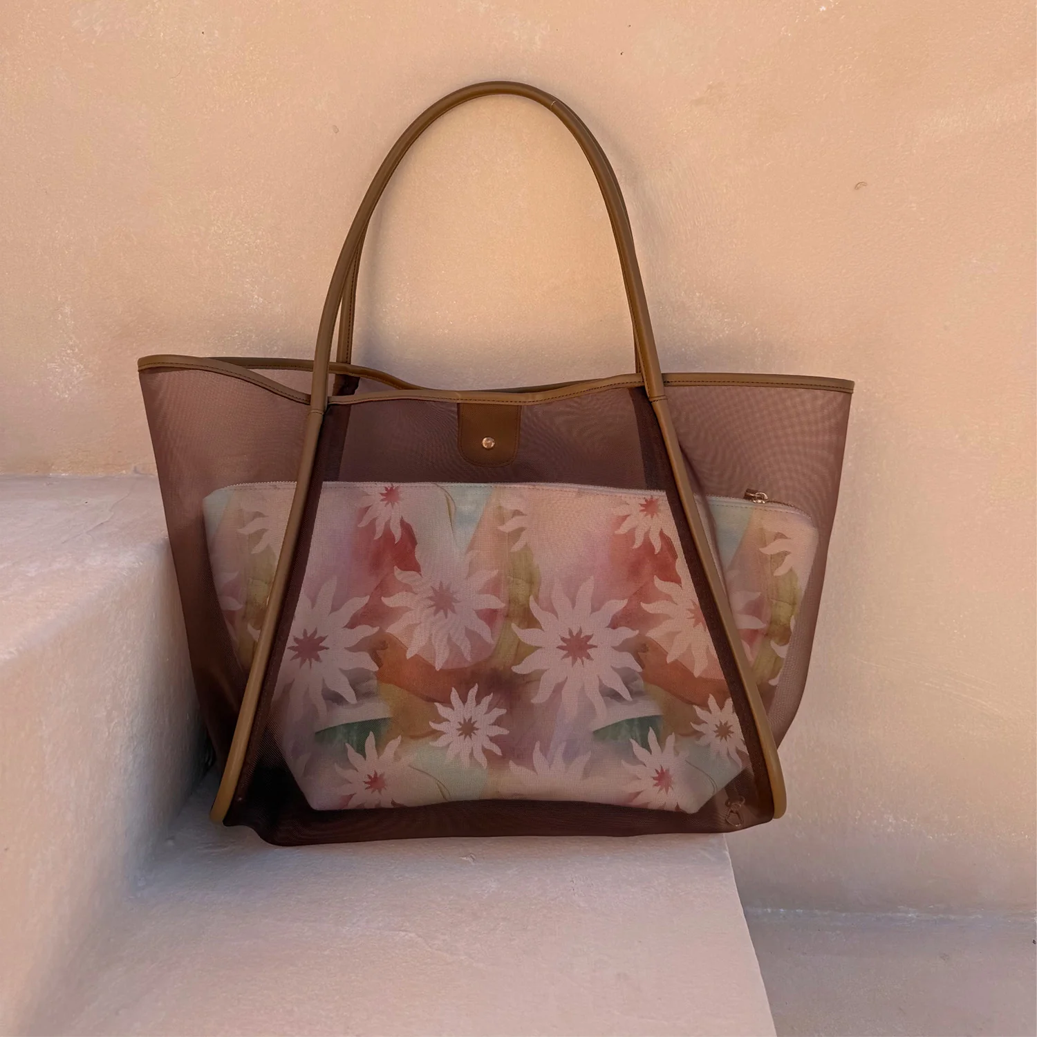 576-tan-mesh-tote-bag-1.webp Tan Mesh Tote Bag