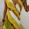 Green Ombre Deia Dress