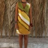 Green Ombre Deia Dress