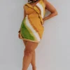 Green Ombre Deia Dress