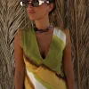 Green Ombre Deia Dress