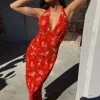 5987-dir-1679091c5a88-6-variation-8.webp Red Floral Halter Dress