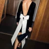 5999-black-velvet-bow-mini-dress-5.webp Black Velvet Bow Mini Dress