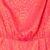 Pink Animal Jacquard Mini Tilly Dress