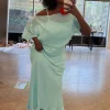Blue Chiffon Tilly Dress