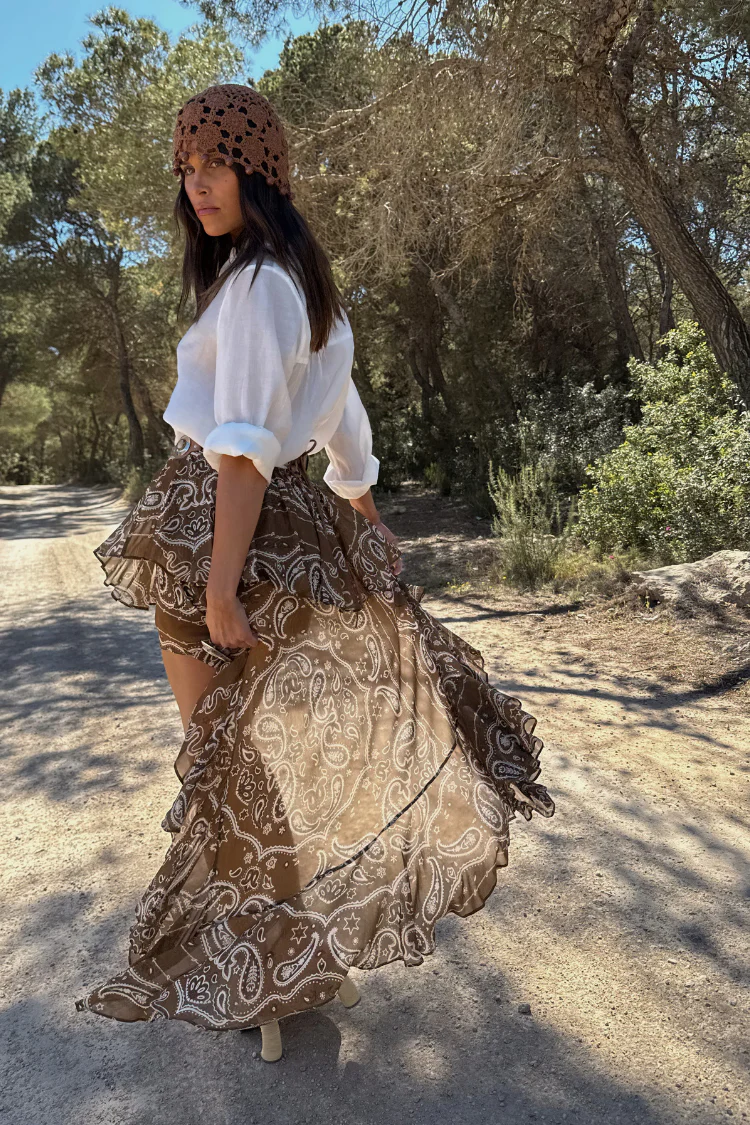 6244-brown-bandana-cassie-skirt-4.webp Brown Bandana Cassie Skirt