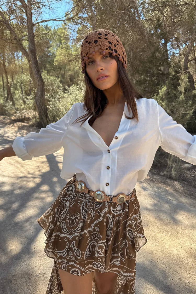 6244-brown-bandana-cassie-skirt-5.webp Brown Bandana Cassie Skirt