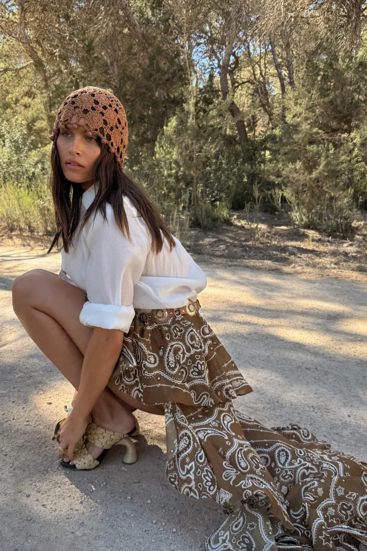 6244-brown-bandana-cassie-skirt-8.webp Brown Bandana Cassie Skirt