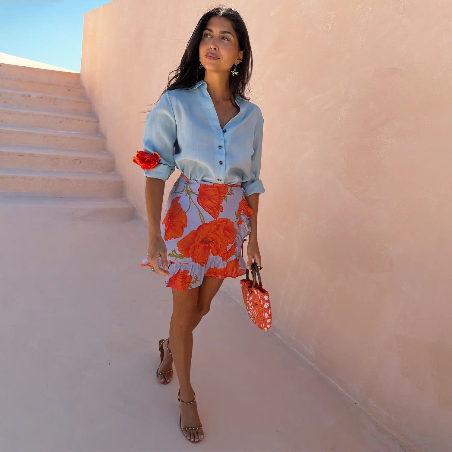 6256-dir-c9f0f895fb98-8-variation-1.webp Blue Poppy Mini Jaspre Skirt with Frill