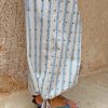 Blue Stripe Balloon Trouser