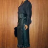 6281-dir-1679091c5a88-6-variation-3.webp Bottle Green Vegan Leather Ruffle Jaspre Skirt
