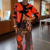 Night Garden Mesh Dorris Skirt