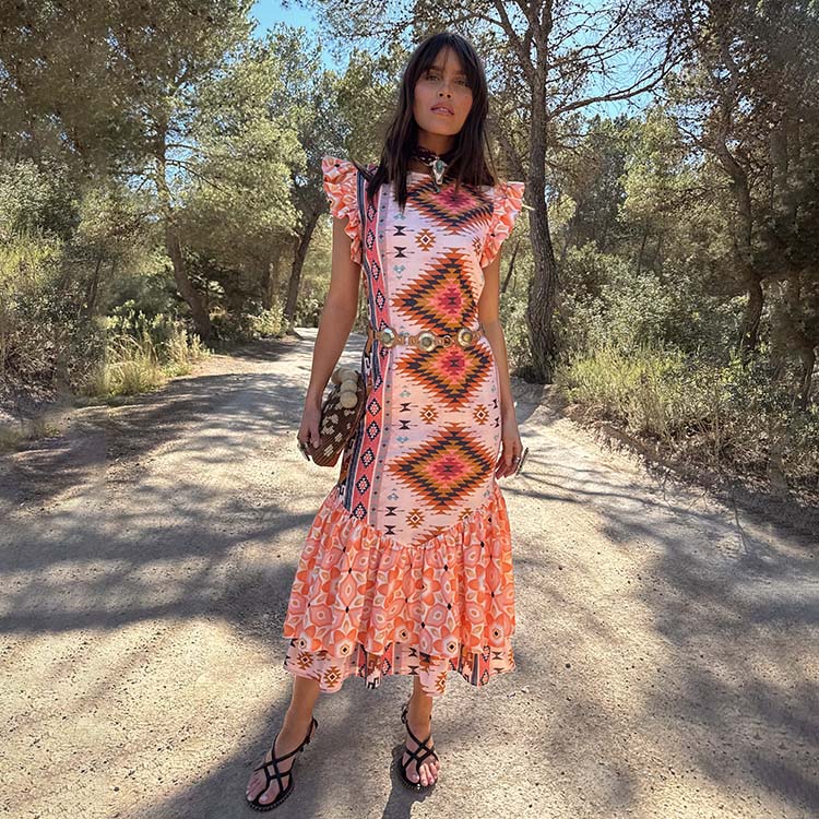 6319-bridget-print-frida-dress-1.jpg Bridget Print Frida Dress