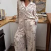 Cream Octopus Button Through Pyjamas