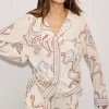 Cream Octopus Button Through Pyjamas