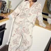 Cream Octopus Button Through Pyjamas