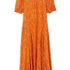 6460-orange-jacquard-bibi-dress-11.webp Orange Jacquard Bibi Dress