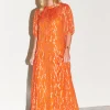 6460-orange-jacquard-bibi-dress-9.webp Orange Jacquard Bibi Dress