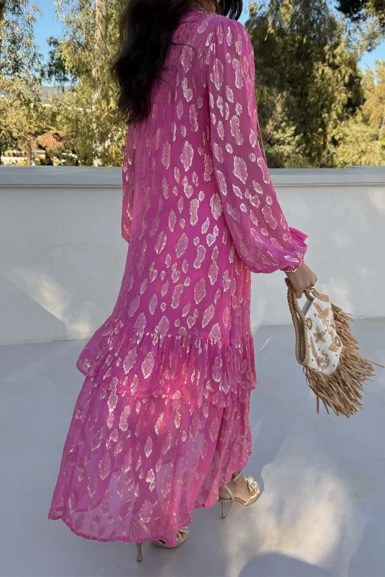 6486-pink-jacquard-harmony-dress-3.webp Pink Jacquard Harmony Dress