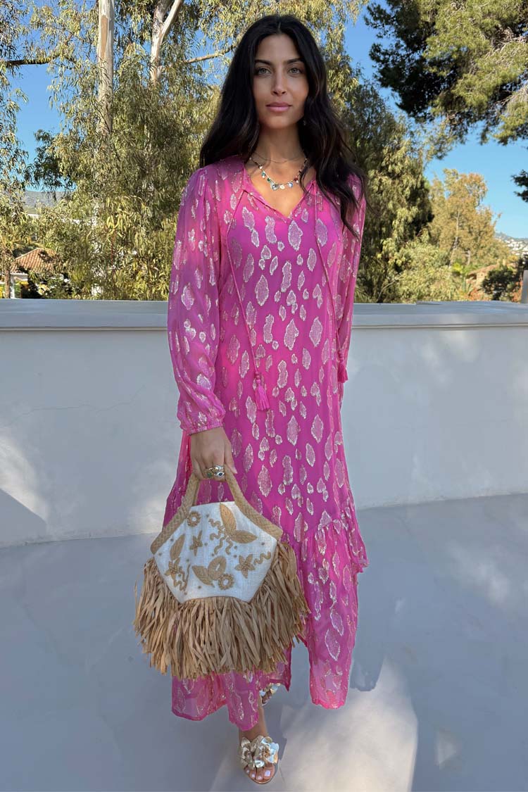 6486-pink-jacquard-harmony-dress-7.jpg Pink Jacquard Harmony Dress