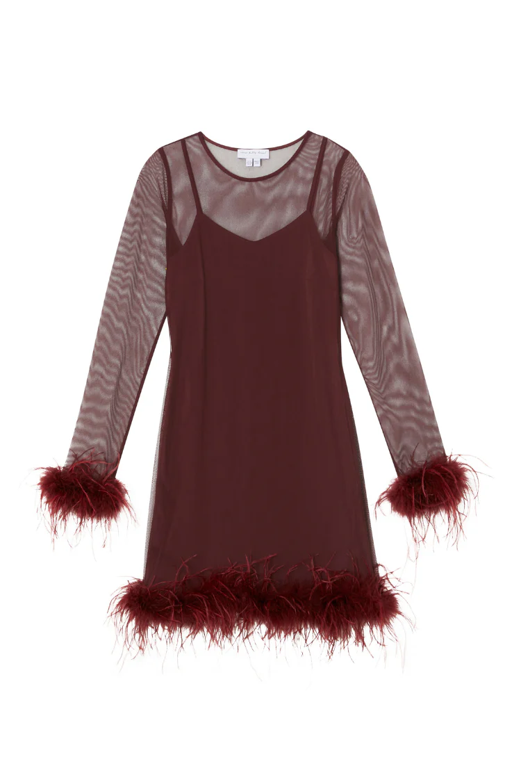 6512-wine-mesh-feather-mini-dress-8.webp Wine Mesh Feather Mini Dress