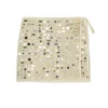 Cream Beaded Mirror Skirt