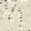 Cream Beaded Mirror Skirt