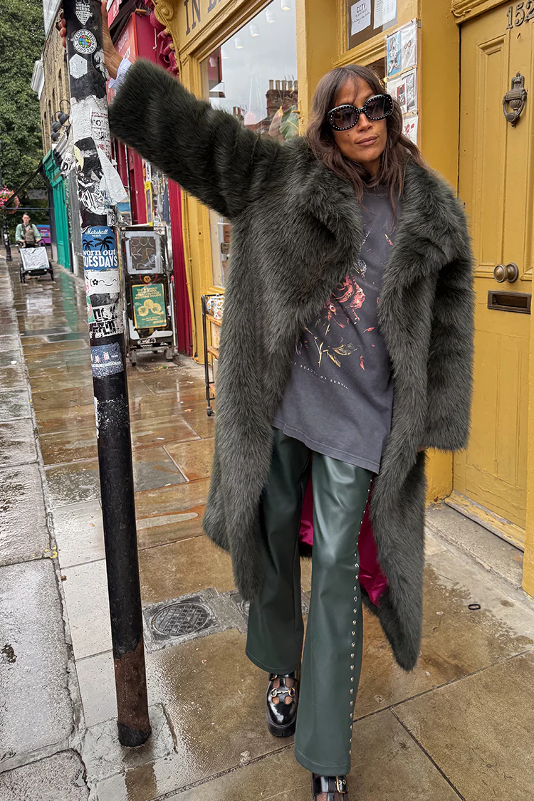 6697-bottle-green-studded-vegan-leather-trousers-10.webp Bottle Green Studded Vegan Leather Trousers