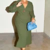 6756-khaki-celia-plisse-dress-8.webp Khaki Celia Plisse Dress