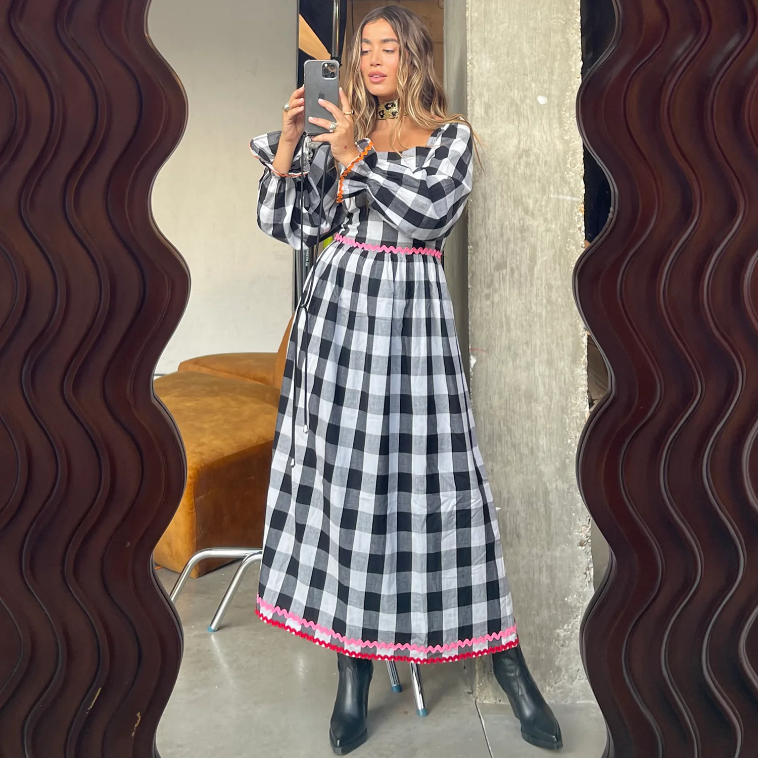 6777-gingham-macy-midi-dress-1.webp Gingham Macy Midi Dress
