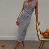 Gingham Halterneck Dress