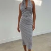 Gingham Halterneck Dress