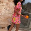 688-pink-fruit-stamps-mini-dress-4.jpg Pink Fruit Stamps Mini Dress
