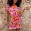 688-pink-fruit-stamps-mini-dress-8.jpg Pink Fruit Stamps Mini Dress