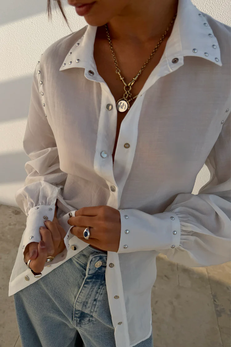 6893-white-studded-tie-back-shirt-3.webp White Studded Tie Back Shirt