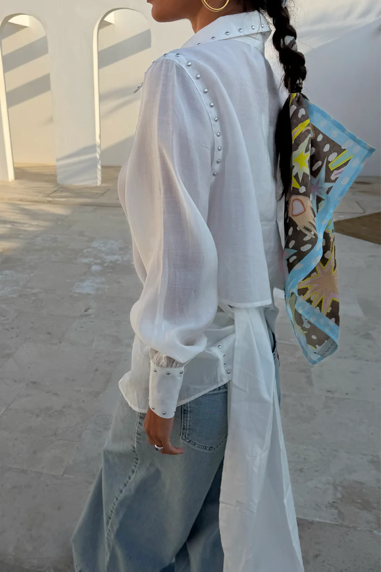 6893-white-studded-tie-back-shirt-4.webp White Studded Tie Back Shirt