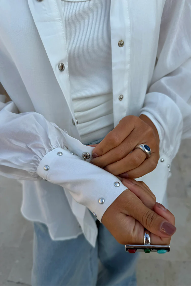 6893-white-studded-tie-back-shirt-6.webp White Studded Tie Back Shirt