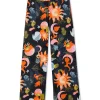 Navy Charm Button Through Pyjamas