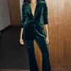 Emerald Velvet Trousers