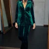 Emerald Velvet Trousers